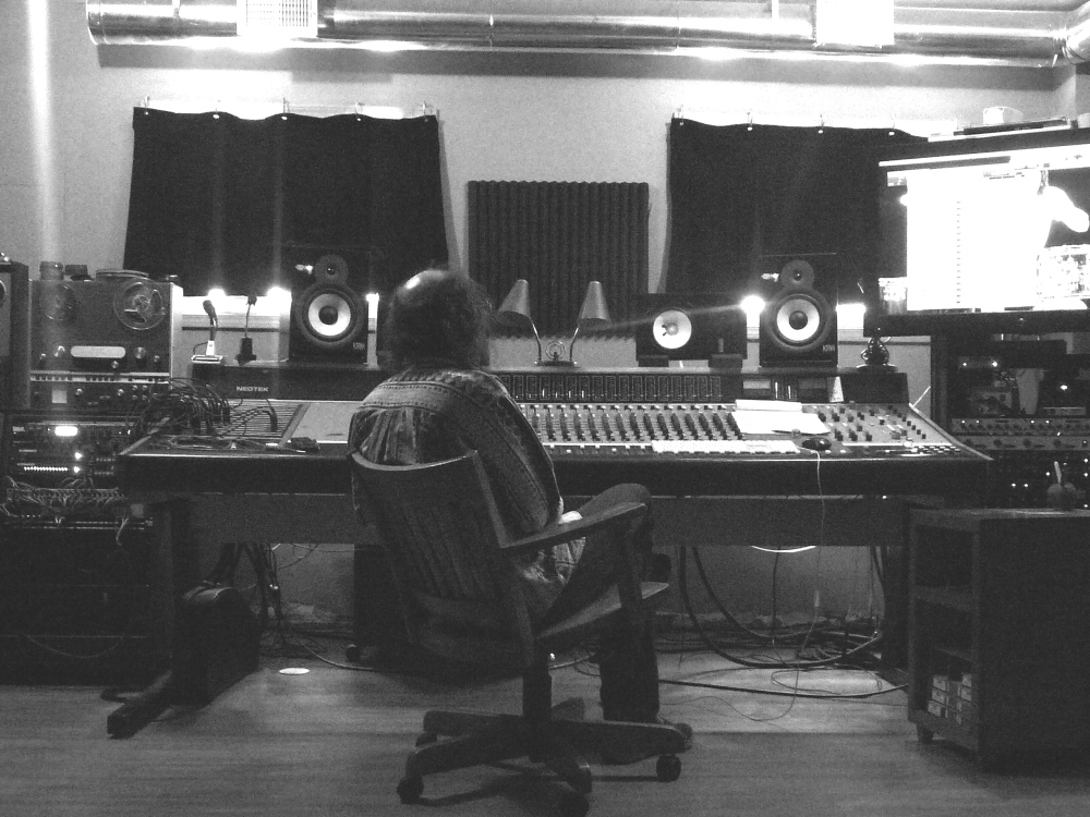 Tony at the sound board